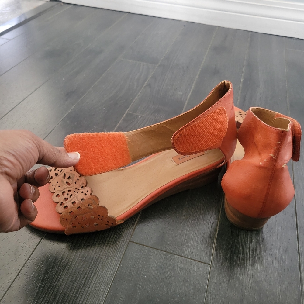 MIZ MOOZ ' The Mave ' Open-toe Perforated Leather Sandals US Size 10 - Picture 4 of 7